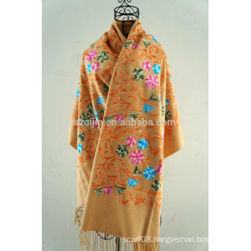 Fashion women winter embroidery scarf